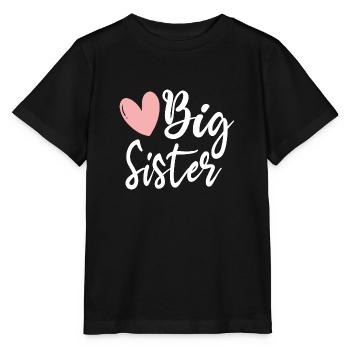 Grande soeur - cadeau soeurs grande soeur - T-shirt bio MINI CREATOR Stanley/Stella Enfant - noir - Devant - Mikhail (115cm)