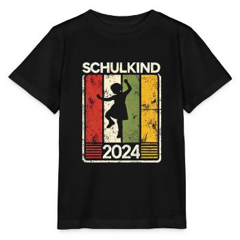 Schulkind 2024 - Stanley/Stella Kinder T-Shirt MINI CREATOR  - Schwarz - Vorne - Mikhail (115cm)