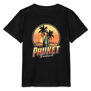 Phuket Thailand - Stanley/Stella Kinder T-Shirt MINI CREATOR  - Schwarz - Vorne - Mikhail (115cm)