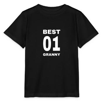 Best Granny - Stanley/Stella Kinder T-Shirt MINI CREATOR  - Schwarz - Vorne - Mikhail (115cm)