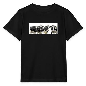 cows - Stanley/Stella MINI CREATOR Kids’ T-Shirt - black - Front - Mikhail (115cm)