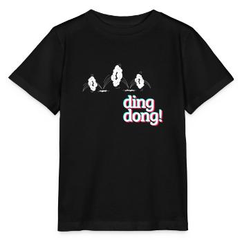 ... dingdong Meme Print - Stanley/Stella MINI CREATOR Kids’ T-Shirt - black - Front - Mikhail (115cm)