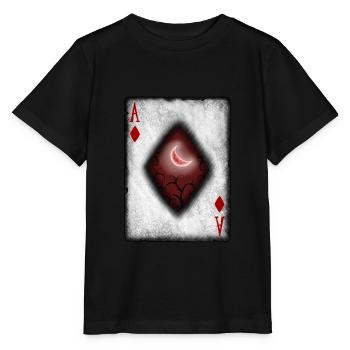 Ass Karo mit dem Mond - Stanley/Stella Kinder T-Shirt MINI CREATOR  - Schwarz - Vorne - Mikhail (115cm)