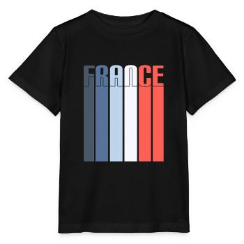 FRANCE - T-shirt bio MINI CREATOR Stanley/Stella Enfant - noir - Devant - Mikhail (115cm)