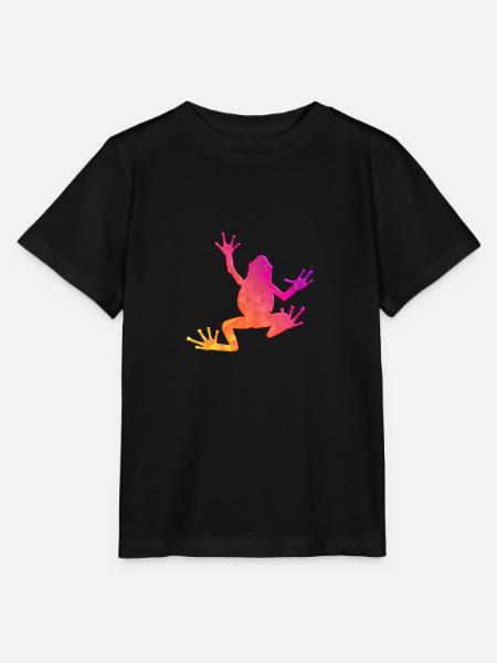 Laubfrosch - Stanley/Stella Kinder T-Shirt MINI CREATOR  - Schwarz