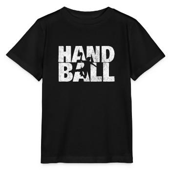 sport de handball - T-shirt bio MINI CREATOR Stanley/Stella Enfant - noir - Devant - Mikhail (115cm)