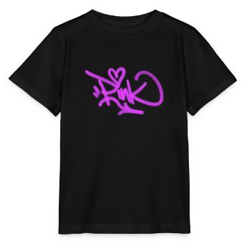 pink - Stanley/Stella MINI CREATOR Kids’ T-Shirt - black - Front - Mikhail (115cm)