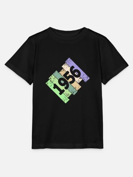 Kunstwerk 1956 - Stanley/Stella Kinder T-Shirt MINI CREATOR - Schwarz