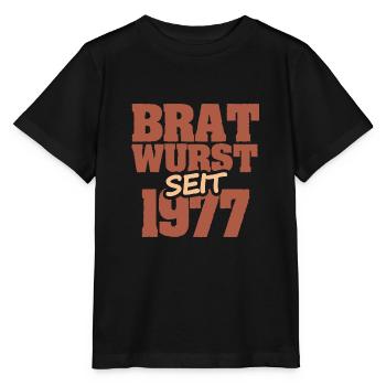 Barbecue 1977 - Stanley/Stella Kinder T-Shirt MINI CREATOR  - Schwarz - Vorne - Mikhail (115cm)