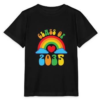 Klasse von 2035 Erster Schultag wächst mit mir - Stanley/Stella Kinder T-Shirt MINI CREATOR  - Schwarz - Vorne - Mikhail (115cm)