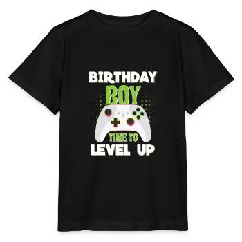 Geburtstagskind Zeit, um Videospiel Geburtstag zu verbessern - Stanley/Stella Kinder T-Shirt MINI CREATOR  - Schwarz - Vorne - Mikhail (115cm)