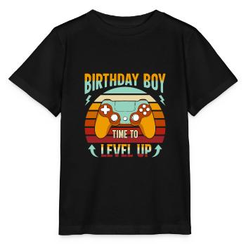 Geburtstagskind Zeit, um Videospiel Geburtstag zu verbessern - Stanley/Stella Kinder T-Shirt MINI CREATOR  - Schwarz - Vorne - Mikhail (115cm)