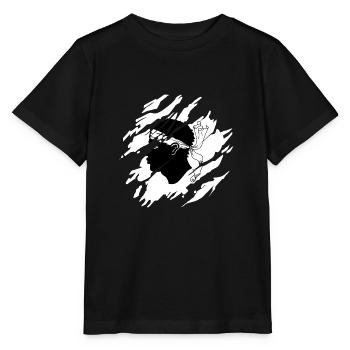 Corsica Flag Corsica Flag Corsica Corsica - Stanley/Stella MINI CREATOR Kids’ T-Shirt - black - Front - Mikhail (115cm)