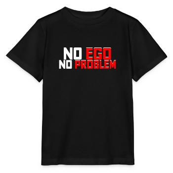 No Ego No Problem - Stanley/Stella Kinder T-Shirt MINI CREATOR  - Schwarz - Vorne - Mikhail (115cm)