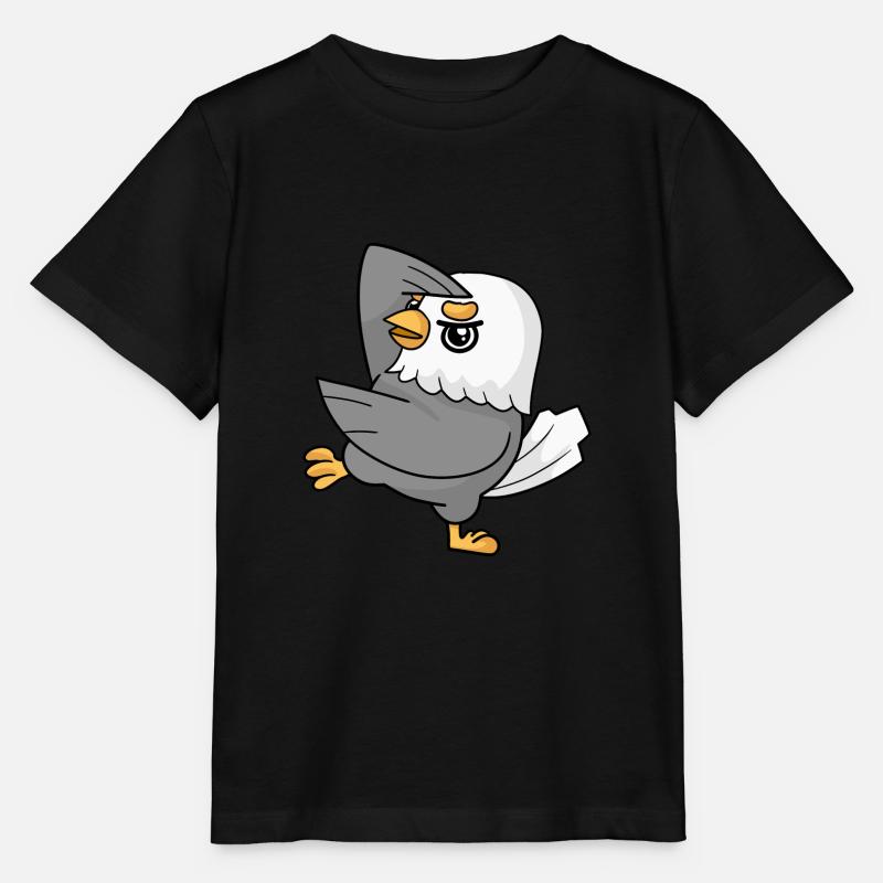 Adler tanzen Tänzer Cool - Stanley/Stella Kinder T-Shirt MINI CREATOR  - Schwarz