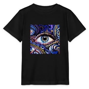 Drittes Augenerwachen - Stanley/Stella Kinder T-Shirt MINI CREATOR  - Schwarz - Vorne - Mikhail (115cm)