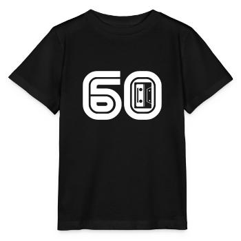 60 Musique rétro des années 60 - T-shirt bio MINI CREATOR Stanley/Stella Enfant - noir - Devant - Mikhail (115cm)
