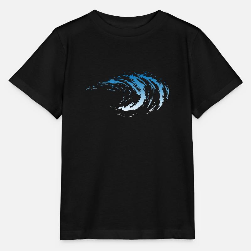 Wave - Stanley/Stella MINI CREATOR Kids’ T-Shirt - black