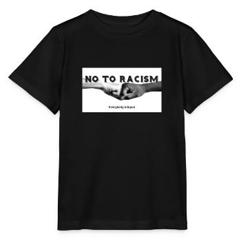 No To Racism - Stanley/Stella MINI CREATOR Kids’ T-Shirt - black - Front - Mikhail (115cm)