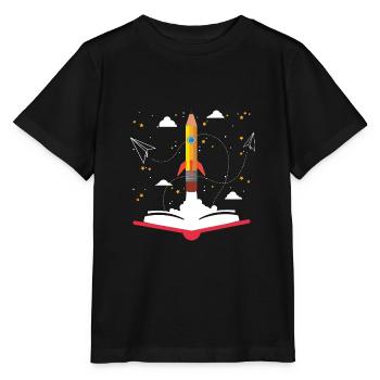 Inscription des enfants à l'école première année de première année - T-shirt bio MINI CREATOR Stanley/Stella Enfant - noir - Devant - Mikhail (115cm)