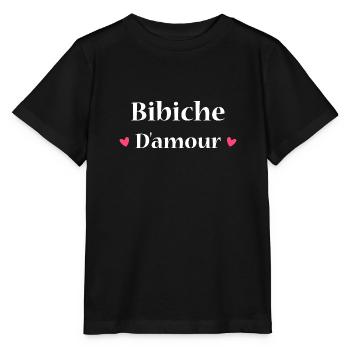 bibiche d'amour - T-shirt bio MINI CREATOR Stanley/Stella Enfant - noir - Devant - Mikhail (115cm)