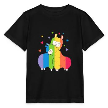Gay Pride - T-shirt bio MINI CREATOR Stanley/Stella Enfant - noir - Devant - Mikhail (115cm)
