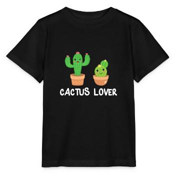 Cactus Cactus Cactus Lover Cadeau - T-shirt bio MINI CREATOR Stanley/Stella Enfant - noir - Devant - Mikhail (115cm)