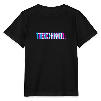 Techno - Stanley/Stella Kinder T-Shirt MINI CREATOR  - Schwarz - Vorne - Mikhail (115cm)