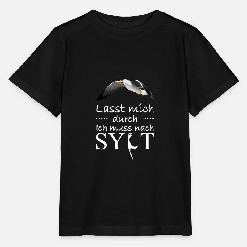 Lasst mich durch! Ich muss nach Sylt! Möwe - Stanley/Stella Kinder T-Shirt MINI CREATOR  - Schwarz
