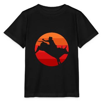 Bullenreiten Stierkämpfer Gift - Stanley/Stella Kinder T-Shirt MINI CREATOR  - Schwarz - Vorne - Mikhail (115cm)