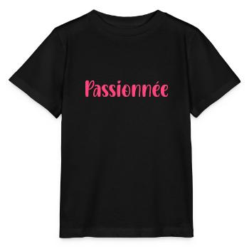 Passionnée - T-shirt bio MINI CREATOR Stanley/Stella Enfant - noir - Devant - Mikhail (115cm)