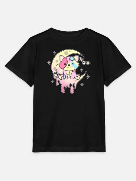 Kawaii Gothic Raccoon Pastel Gothic - Stanley/Stella MINI CREATOR Kids’ T-Shirt - black