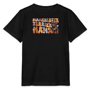 Terrier Groovy Manchester Terrier maman - T-shirt bio MINI CREATOR Stanley/Stella Enfant - noir - Devant - Mikhail (115cm)