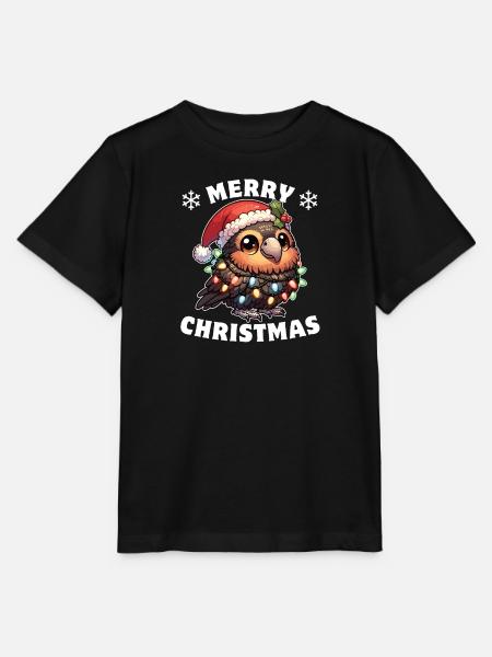 Weihnachtsmütze Weihnachten Lichterkette Kakapo - Stanley/Stella Kinder T-Shirt MINI CREATOR  - Schwarz