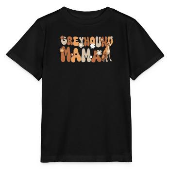Greyhound Groovy Maman Greyhound - T-shirt bio MINI CREATOR Stanley/Stella Enfant - noir - Devant - Mikhail (115cm)