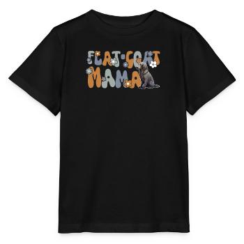 Flat Coated Retriever Groovy Flat-Coat Mama - Stanley/Stella MINI CREATOR Kids’ T-Shirt - black - Front - Mikhail (115cm)