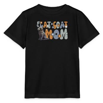 Flat Coated Retriever Groovy Flat-Coat Mom - Stanley/Stella MINI CREATOR Kids’ T-Shirt - black - Front - Mikhail (115cm)