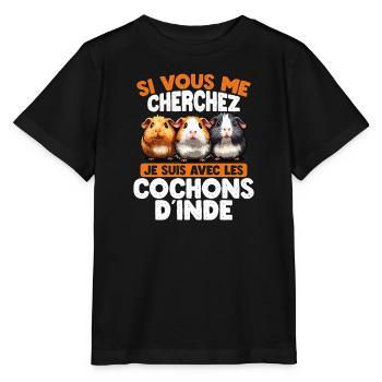 Wenn Du Mich Suchst, Bin Ich Bei Den - Stanley/Stella Kinder T-Shirt MINI CREATOR  - Schwarz - Vorne - Mikhail (115cm)