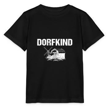 Dorfkind Bauernhof Landleben Dorf - Stanley/Stella Kinder T-Shirt MINI CREATOR  - Schwarz - Vorne - Mikhail (115cm)