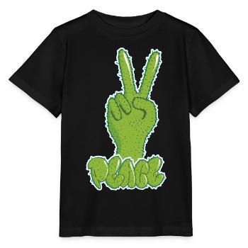 Street art - Stanley/Stella Kinder T-Shirt MINI CREATOR  - Schwarz - Vorne - Mikhail (115cm)