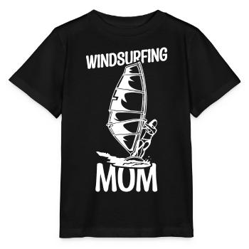 Windsurfer Mother - Stanley/Stella MINI CREATOR Kids’ T-Shirt - black - Front - Mikhail (115cm)