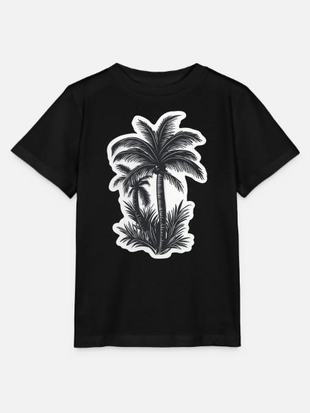 Palme - Stanley/Stella Kinder T-Shirt MINI CREATOR  - Schwarz