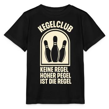 Club de quilles - T-shirt bio MINI CREATOR Stanley/Stella Enfant - noir - Devant - Mikhail (115cm)