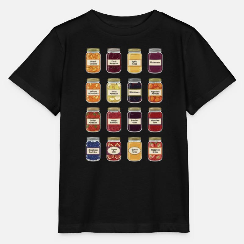 Marmelade Im Glas - Stanley/Stella Kinder T-Shirt MINI CREATOR  - Schwarz