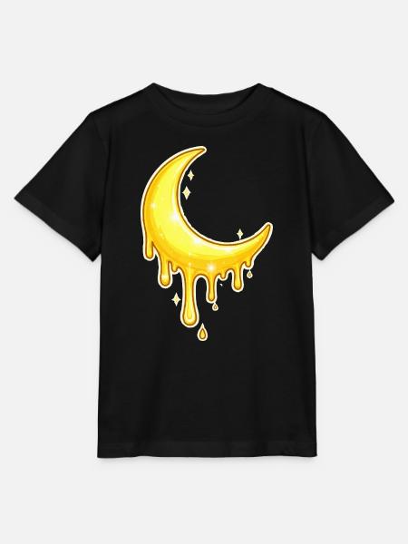 Goldener Mond Tropfen - Stanley/Stella Kinder T-Shirt MINI CREATOR - Schwarz