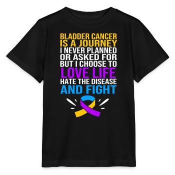 Blasenkrebs Krebs Blase - Stanley/Stella Kinder T-Shirt MINI CREATOR  - Schwarz - Vorne - Mikhail (115cm)