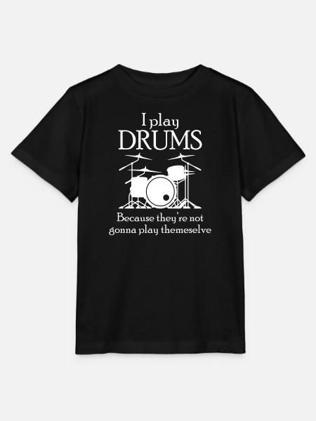 Drums - Stanley/Stella Kinder T-Shirt MINI CREATOR  - Schwarz