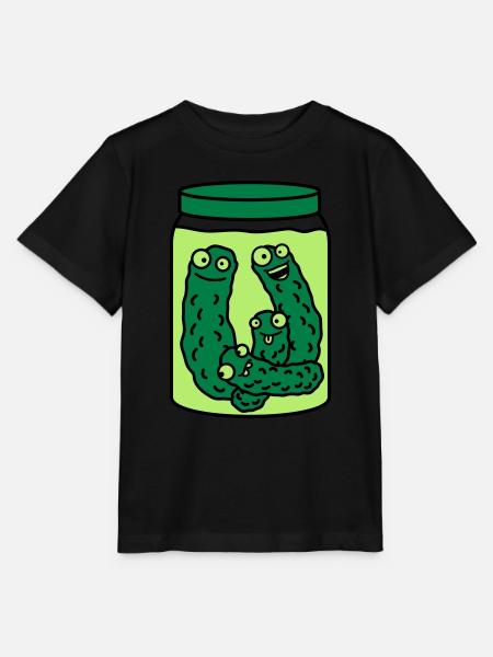 Funny Cucumber Preserving Jar - Stanley/Stella Kinder T-Shirt MINI CREATOR  - Schwarz