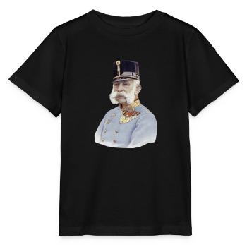 Emperor Franz Joseph - Stanley/Stella MINI CREATOR Kids’ T-Shirt - black - Front - Mikhail (115cm)