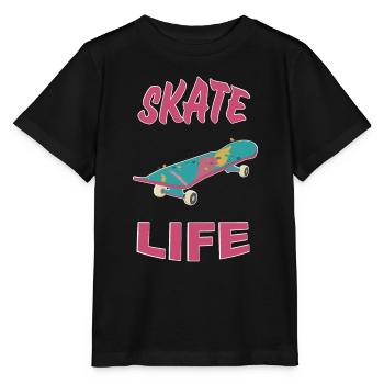 Skate-Leben - Stanley/Stella Kinder T-Shirt MINI CREATOR  - Schwarz - Vorne - Mikhail (115cm)